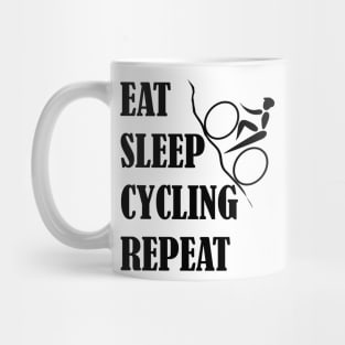 EAT SLEEP CYCLING REPEAT Mug